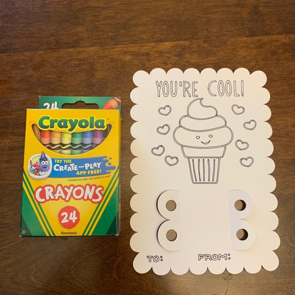 24 Kid’s Valentines Day Crayon Coloring Sheets - Picture 6 of 10
